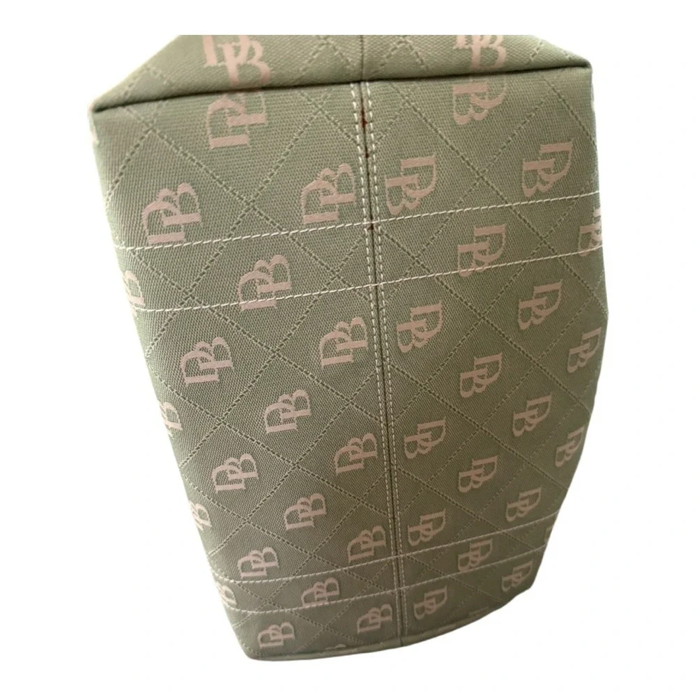 Dooney & Bourke Vintage Y2K Small Duffle Bag Green Canvas Logo NWT